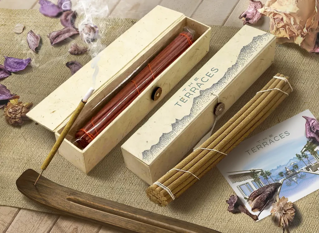 Cedar incense sticks for The Terraces Resort
