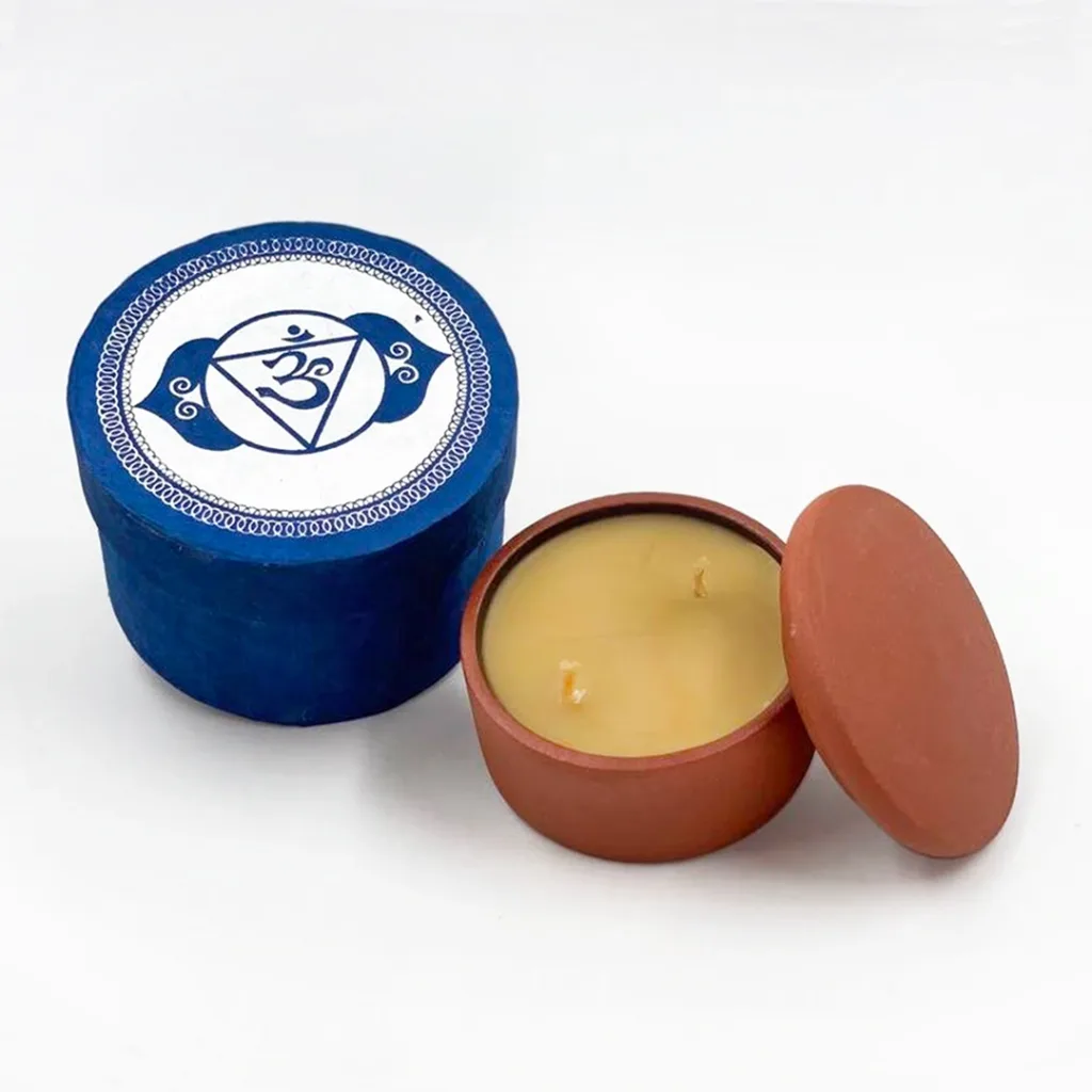 Third Eye chakra (Ajna) 7 chakra candle