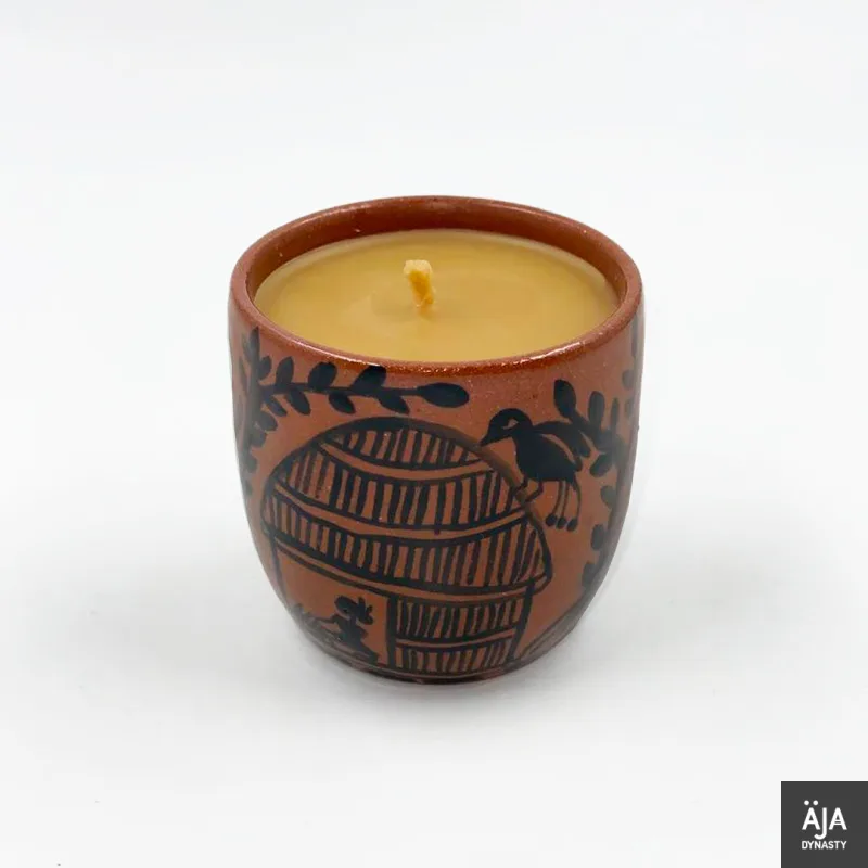 Ghar Chari (House bird) ceramic candle