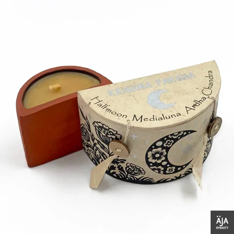 Medialuna krishna paksha (Waning moon) candle