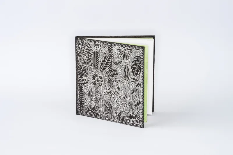 Magical garden, square notebook