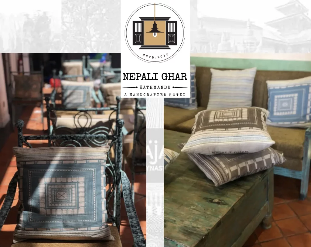 Nepali Ghar Cushion Cover
